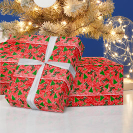 Kerstsymbolen Patroon Inpakpapier