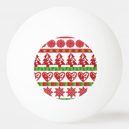 kerstsymbolen pingpongbal (Voorkant)