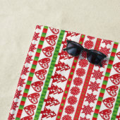 kerstsymbolen strandlaken (In situ)