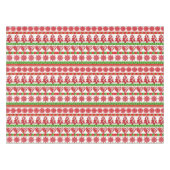 kerstsymbolen tafelkleed (Voorkant (Horizontaal))