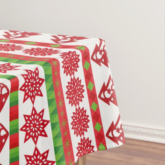 kerstsymbolen tafelkleed (Voorbeeld)