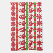 kerstsymbolen theedoek (Verticaal)