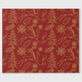 kerstsymbolen: verpakkingspapier cadeaupapier (Vlak)