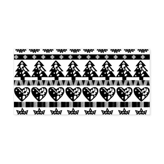 kerstsymbolen  zelfinktende stempel (Design)