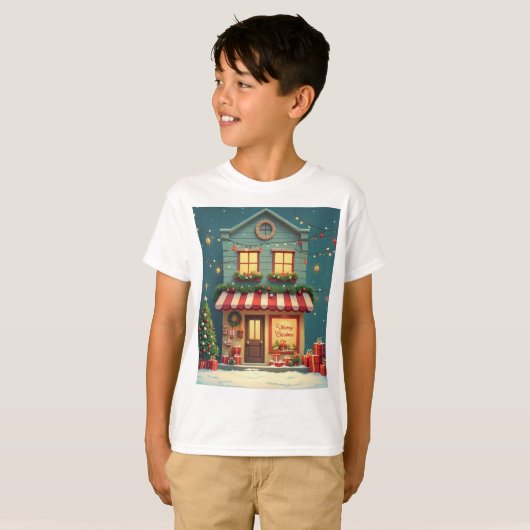 kerstT-shirt T-shirt (Voorkant volledig)