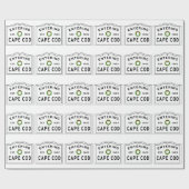 kersttaardebeker cadeaupapier (Vlak)