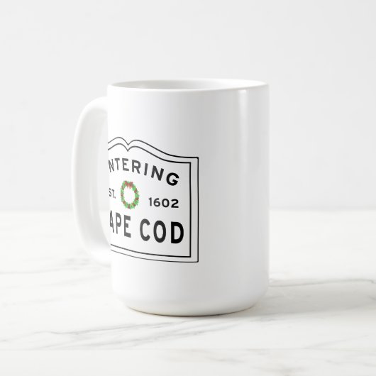 kersttaardebeker koffiemok (Voorkant links)