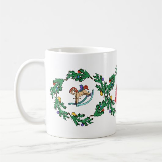 kersttaargeest koffiemok (Links)