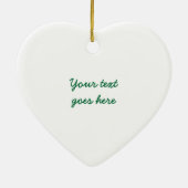 kersttaarpinguïns en aangepaste kaars-siervoorwerp keramisch ornament (Achterkant)