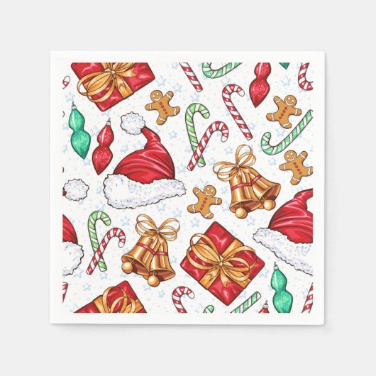 kersttaarsymbolen Kinder Servet (Voorkant)