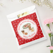 Kersttaart bakken bedankzakje (Gezegeld)