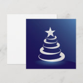 kersttaart feestdagenkaart (Voorkant / Achterkant)