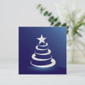kersttaart feestdagenkaart (Staand voorkant)