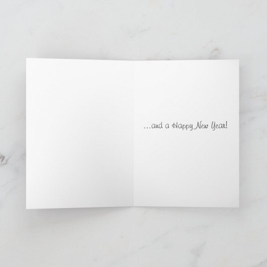 kersttaart met kaarsen feestdagen kaart (Binnen)