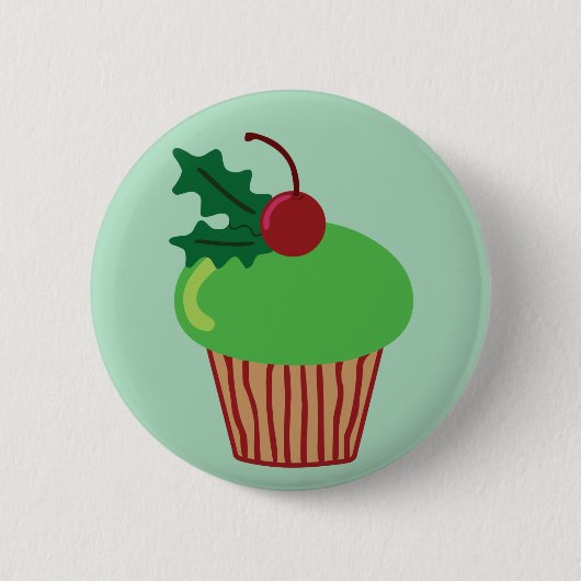kersttaart ronde button 5,7 cm (Voorkant)