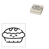 kersttaart rubberstempel (Gestempeld)