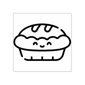 kersttaart rubberstempel (Afrduk)