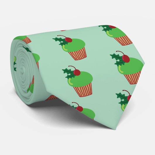 kersttaart stropdas (Opgerold)