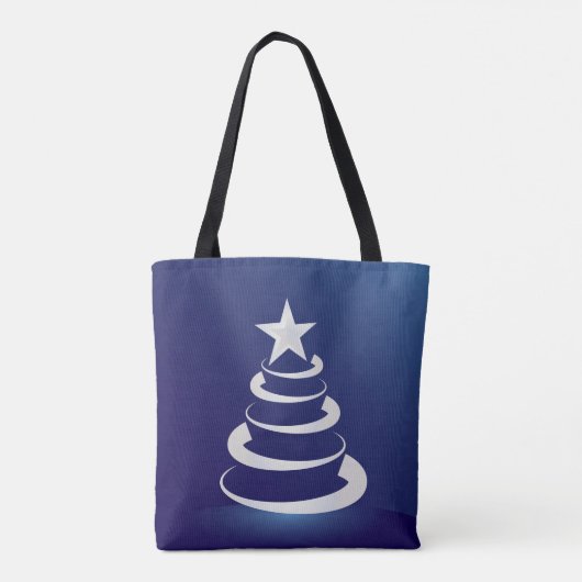 kersttaart tote bag (Achterkant)