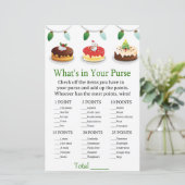 kersttaart Wat zit er in je handtas? (Staand voorkant)