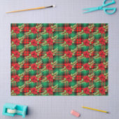 kersttaarten en bladeren tissuepapier (Craft)