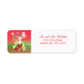 kersttaarten etiket (Voorkant)