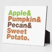 Kersttaarten ~ Festieve Kerstmis Thanksgiving Chri Fotoplaat (Zijkant)