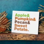 Kersttaarten ~ Festieve Kerstmis Thanksgiving Chri Fotoplaat (Zijkant)