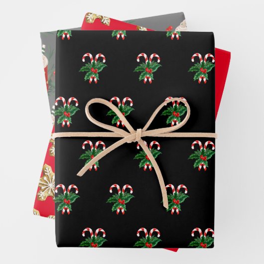 kersttaarten inpakpapier vel (In situ)