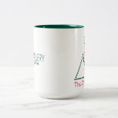 kersttaarten met Mok-wolfsgoud, Kalifiornia Tweekleurige Koffiemok (Center)