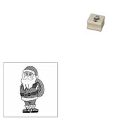 kersttaartflap rubberstempel (Gestempeld)