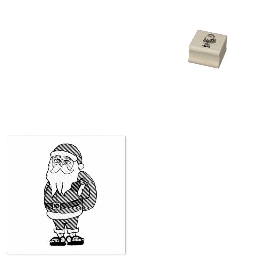 kersttaartflap rubberstempel (Gestempeld)