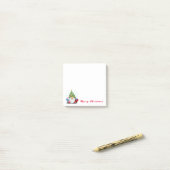 kersttaartje met cadeautjes post-it® notes (Op bureau)