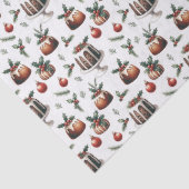 Kersttaartpatroon Tissuepapier (Detail)