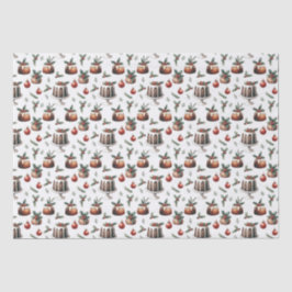 Kersttaartpatroon Tissuepapier