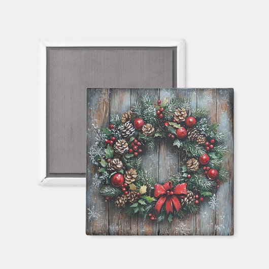 kersttaartrommels magneet (Voorkant / Achterkant)