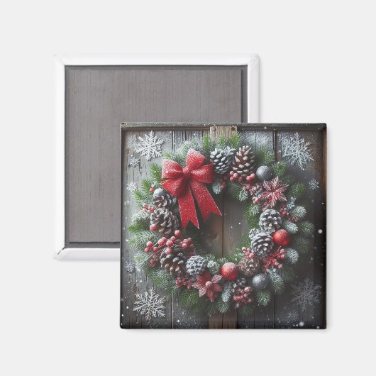 kersttaartrommels magneet (Voorkant / Achterkant)