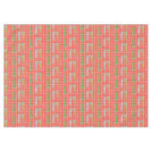 kersttablet, Prettige feestdagen rood groen Tafelkleed (Voorkant (Horizontaal))
