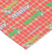 kersttablet, Prettige feestdagen rood groen Tafelkleed (Gekanteld)