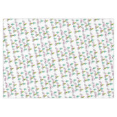 kersttablet, Snowman White Tablecloth Tafelkleed (Voorkant (Horizontaal))