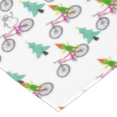 kersttablet, Snowman White Tablecloth Tafelkleed (Gekanteld)