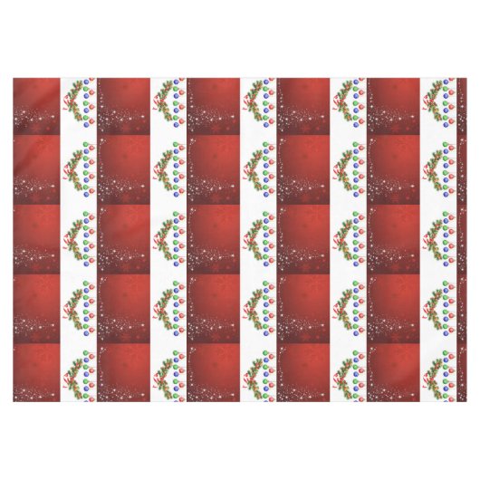 kersttablet tafelkleed (Voorkant (Horizontaal))