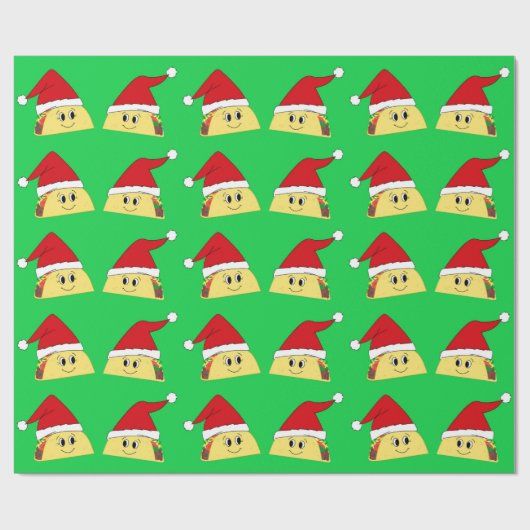 kersttaco-pakpapier cadeaupapier (Vlak)