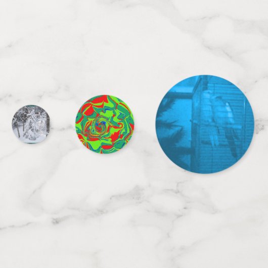 Kersttafel Confetti (Voorkanten)