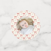 Kersttafel Decor Aangepaste Foto Confetti (Kleine voorkant)