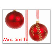 Kersttafel-Kaart Kaart (Achterkant)