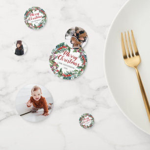 Kersttafel op maat Foto Confetti