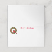 Kersttafel Plaats Kaarten Plaatskaartje (Buitenkant ongevouwen)