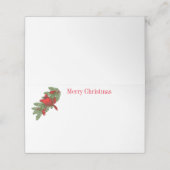 Kersttafel Plaats Kaarten Plaatskaartje (Buitenkant ongevouwen)