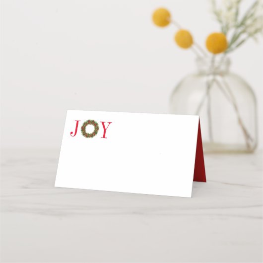 Kersttafel Plaats Kaarten Plaatskaartje (Voorkant)